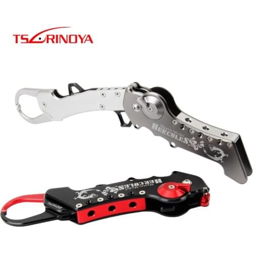 TSURINOYA Fishing Gripper HERCULES Ultralight Aluminum Alloy Fish Controller 190g Foldable Fish-lip Grabber Fish Grip Clamp