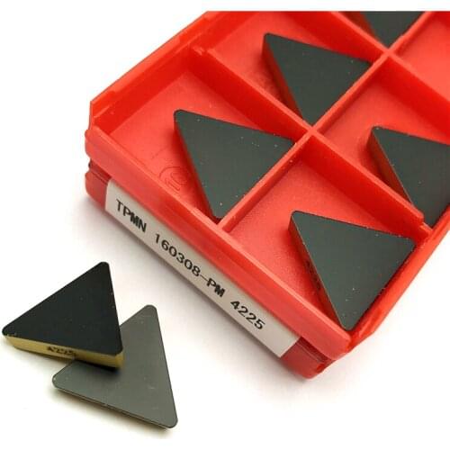 Carbide Inserts TPMN160308 VP15TF TPMN160308 PM4225 CNC tool TPMN 160308 Face milling inserts metal lathe tools