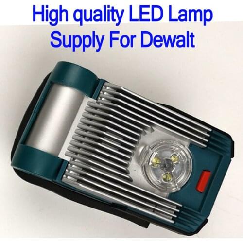 High quality 14.4V/18V /20V Li-ion LED Work Light Flash Light Site Light Torches For Dewalt 14.4V 18V 20V battery