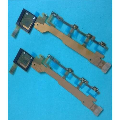 10 Pcs /Lot new Side Power Button Volume Flex Cable For Sony Xperia Z L36H LT36i LT36H C6603 C6602 power mic Flex Cable
