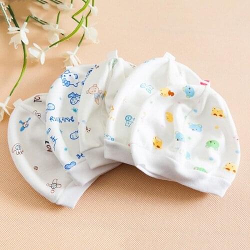 2021 New Baby Hats Cute Warm Soft Blend Cotton Cartoon Newborn Infant Toddler Unisex