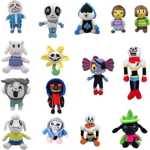 25CM New Plush Toy Doll Game Cartoon Octopus Puppy Rabbit Skull Stuffed Doll Children Halloween Christmas Gifts For Kids