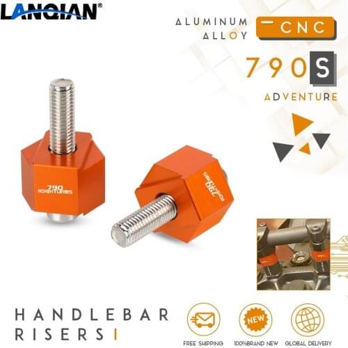 790ADV R S Motorcycle Handlebar Risers Fat Bar Riser CNC Aluminum Fit For 790 ADVENTURE/ R / S 890 ADVENTURE/R / ADV Accessories