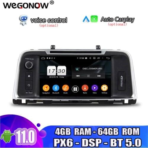 TDA7851 DSP IPS Android 10.0 Octa Core 4G 64GB ROM Car DVD Player Bluetooth 5.0 Wifi GPS Map RDS Radio For K5 OPTIMA 2015 2016