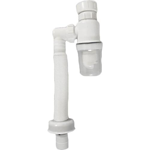 Deodorant Sewer Drain Pipe Expandable Flexible Bathroom Sink Drain Pipe For Wash Basin Sink Bathroom Fixture 32mm/ 45mm LBS