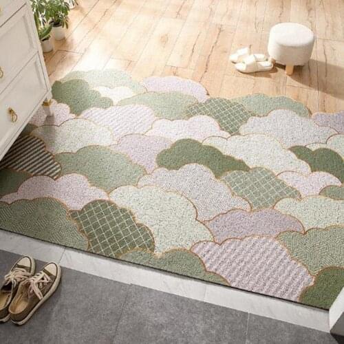 High-elasticity Diy Wire Loop Household Entrance Carpet Dust Removal Non-slip Foot Mat