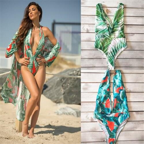 Meihuida Swimsuit Bikini 2019 Womens Swimming Suit Sexy Women Leaf Printed Bikini Set Push-Up Padded Swimwear Swimsuit Bathing