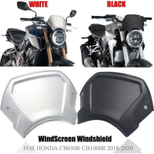 New FOR HONDA CB650R CB1000R CB 650 1000 R 2018 2019 2020 Motorcycle Accessories Modified WindScreen Windshield Front Deflector