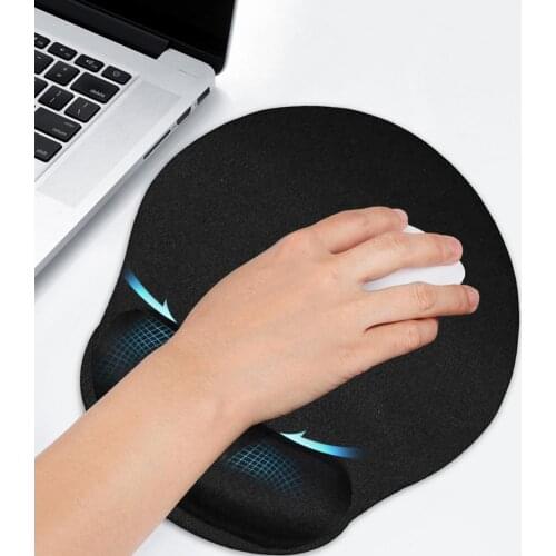 Solid Color Mouse Pad EVA Wristband Mousepad Gaming Mice Mat Support Optical Mouse Pad Gamer For PC Laptop Gaming Accessories