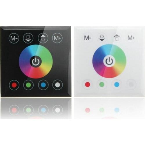 RGBW Panel Digital Touch Screen Dimmer Controller for LED Strip or Home Wall Light