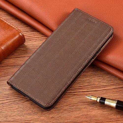 Luxurious Cowhide Genuine Leather Case Cover for Samsung Galaxy A6 A7 A8 A9 Plus 2018 Wallet Flip Cover