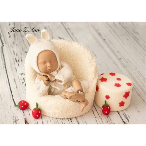 Handmade cake felt texture decoration modeling studio shooting accessories baby newborn photography props 15x11cm
