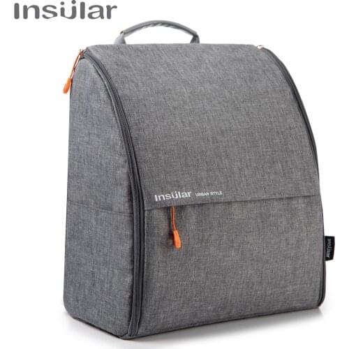 Insular Unisex Large Diaper Bag Backpack 10Pockets Baby Clothes Diaper Nappy Milk Powder Bottle Storage Bag with Stroller Straps