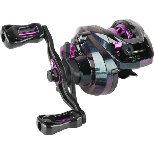 Ultralight Baitcasting Reel Magnetic Brake System Reel 8Kg Max Drag 5+1Bb 7.1:1 High Speed Fishing Reel Metal Shallow Spool