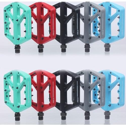 Ultralight sealed bearing flat mountain bike pedal road BMX platform pedal parts RACEWORK MTB bicycle nylon pedal