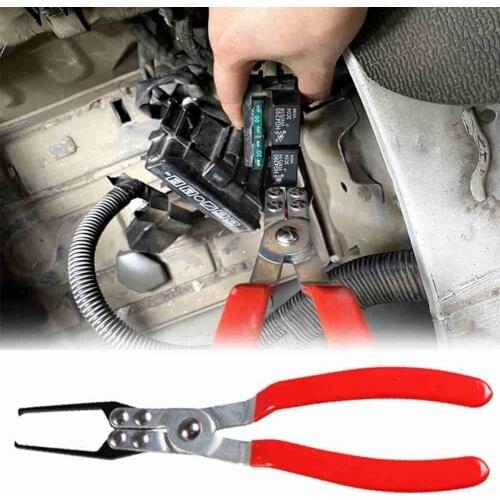 Universal Automotive Relay Disassembly Clamp Fuse Puller Repair Car Tool Remover Hand Tool Pliers Car Clip Suitable F6w5