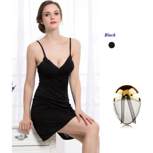 New arrival pure silk lace V-neck sleeveless lady nightgown,100% natural silk knitted spaghetti strap plug-in bra pad dress