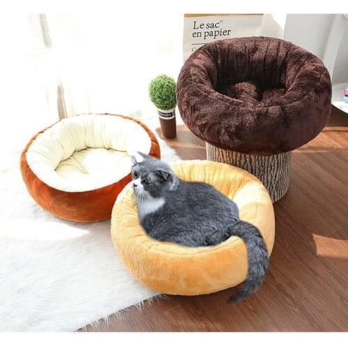 Pet Dog Cat Bed Winter Warm Cat NestFour Seasons Closed Kennel Small and Medium-sized Dog Cat and Dog Mattress Pet Mat