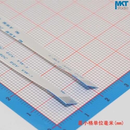 100Pcs 25/30/40cm Length A/B Type 6P 1.0mm Pitch FPC FFC Flexible Flat Cable Wire Same/Opposite Surface