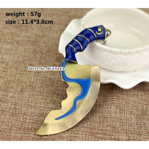 100pcs/lot Men Jewelry Anime Game Dota 2 Keychain Mini Blink Dagger Jump Cut Weapon Model Dota2 Key Chain Flashing Keyrings