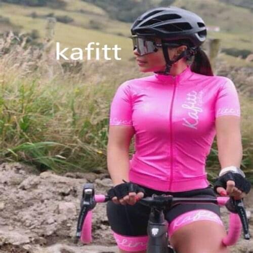 2021 kafitt mountain woman bike cycling jersey exercise little monkey tight-fitting bike summer short sleeve suit 9D gel