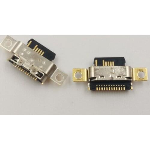 50Pcs USB Charger Charging Port Plug Dock Connector For Alcatel Idol 5 idol5 6060 6060Y 6060C OT OT6060 Jack Contact Type C