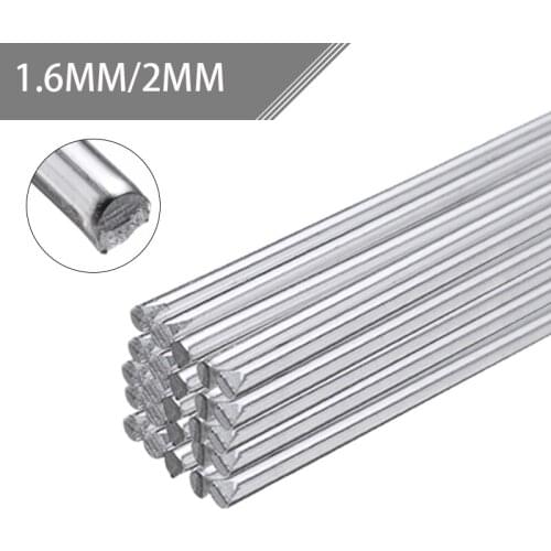 5/10/20Pcs 2mm Aluminum Welding Rods 50cm Welding Wire Rods Stick Bar Low Melting Point No Need Solder Powder
