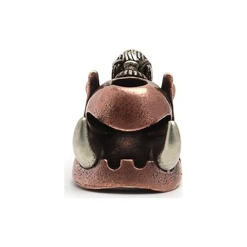 Paracord Knife Beads Outdoors DIY Tools EDC Brass Copper Tribal Guards Lanyard Pendants Key Rings Accessories