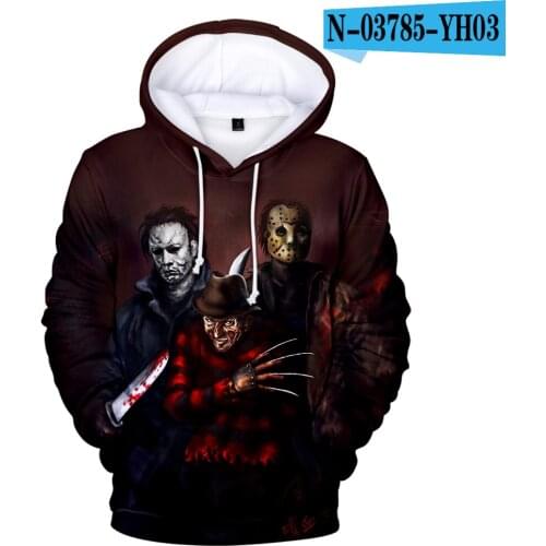 CreativeTerrorist role halloween 3D Cosplay Hoodies Sweatshirt Michael Myers Printed Men/women Cheap Autumn Winter Clothing