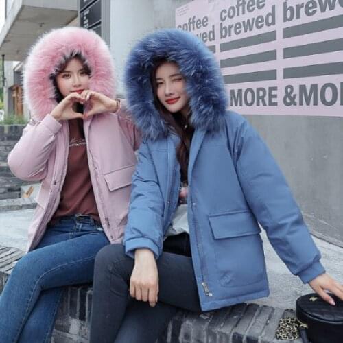EASTQUEEN Women's Down Jackets With Fur