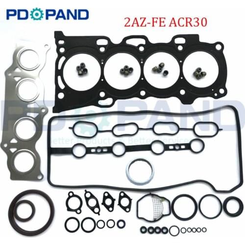 2AZ-FE Engine Overhaul Rebuilding Gasket Kit 04111-28133 forToyota Camry ACV30 ACV31MCV30 2400cc 16V DOHC EFI 2.4L