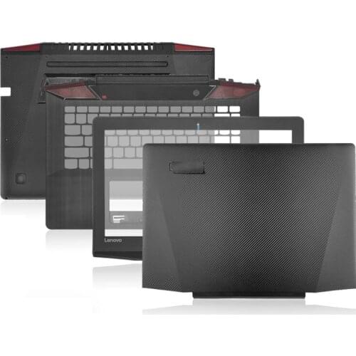 NEW Laptop Case For Lenovo Y700-14ISK Front Bezel/Palmrest/Bottom Base Case D Cover Black