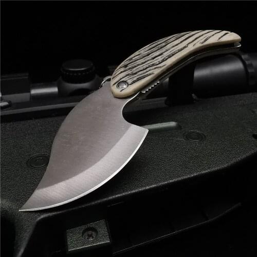 12CM (4.7') 58HRC Folding Knife Pipe Cutter Pocket Knives 8Cr15 steel knife outdoor survival EDC camping