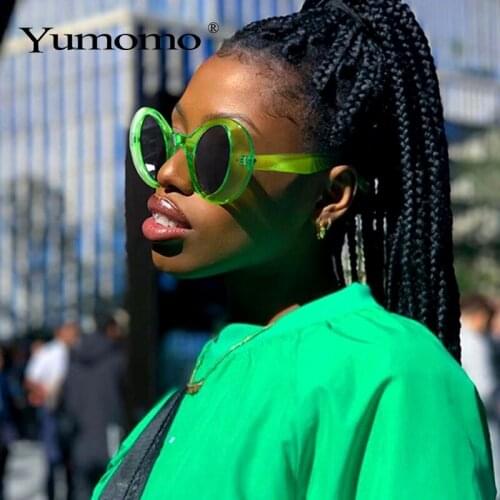 Oversized Punk Sunglasses Women Men 2020 Brand Designer Vintage Oval Sun Glasses Retro Round Shades UV400 gafas de sol mujer
