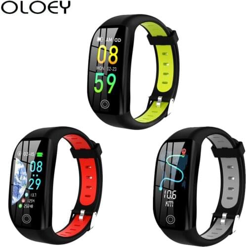 F21 Smart Wristband IP68 Waterproof Bracelet Blood Pressure Monitor Sleep Tracker Pedometer Fitness Bluetooth Smart Watch
