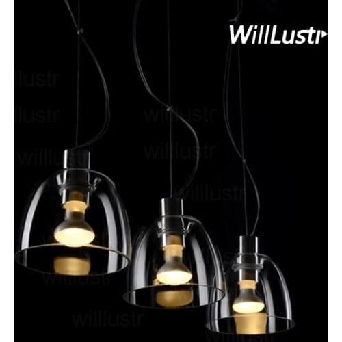 Willlustr reproduction Modiss Serena pendant lamp Spain design glass lighting dinning living room hotel cafe suspension light