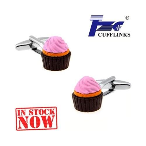Cake Cufflink Cuff Link 2 Pairs Free Shipping Promotion