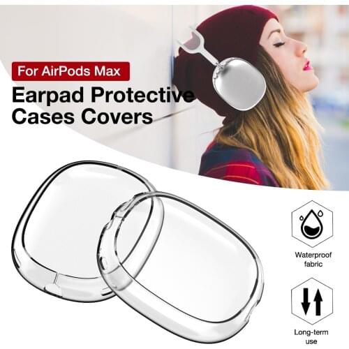 1Pair Protective Case For AirPods Max True Wireless Headphone Scratchproof Washable Cover Skin For Apple Airpods Air Pods Max