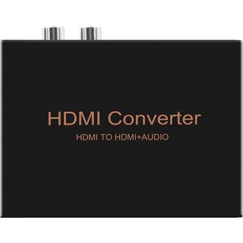 1080P HDMI to HDMI Optical SPDIF RCAL / R Audio Extractor Converter Suppport 5.1 RCA L/R Audio Video for TV Box DVD