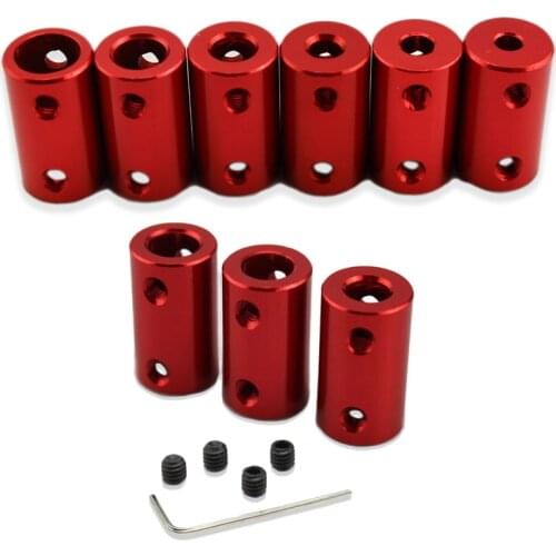 14x25mm Aluminum Alloy Rigid Coupling Coupler Motor Connector Connecting Shaft Sleeve For DIY Boat Model