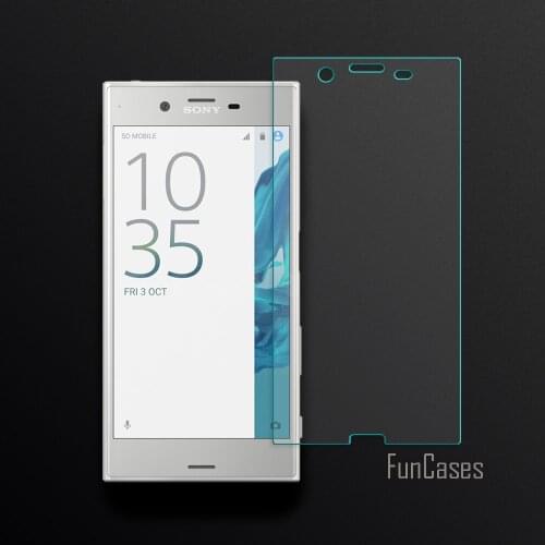 2.5D Curved Edge Screen For Sony Xperia XZ F8332 Tempered Glass For Sony Xperia XZ F8332 Screen Protector Film Anti-Scratch 0.26