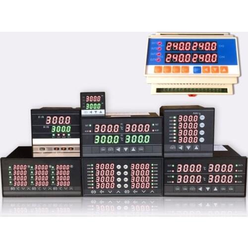 2 channels, 4 channels, 8 channels, 12 channels thermostat multifunction PID On-Off multi channels temperature controller