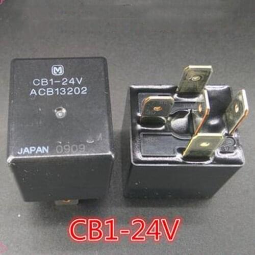 2pcs for ZK6120 yutong bus electrical box five plug relay CB1-24v ACB13202 CB1-12V ACB13201