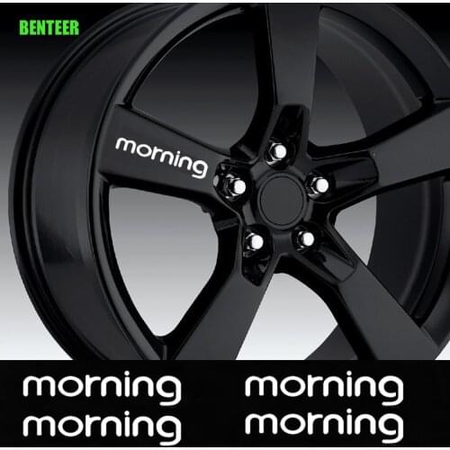 4pcs Car Wheel Sticker Car Windows Sticker For Kia Morning