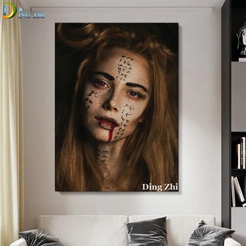5D Diamond painting Full Square Round Drill Rhinestone Vampire Girl Mosaic Cross Stitch Embroidery Handmade Decor Wall Hanging
