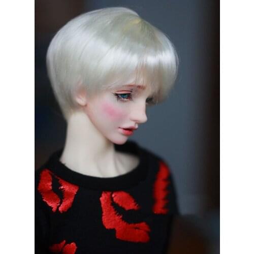 BJD Doll Wig suitable for 1-3 1-4 uncle Mohair juvenile short hair doll accessories