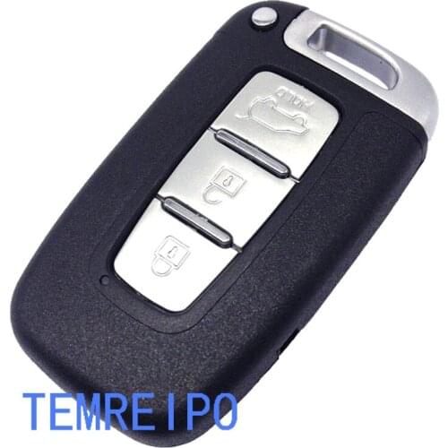 Smart Card case for Kia Remote Key Fob cover With Insert Small Key Blade 3 Buttons Flip smart key shell for h-yundai