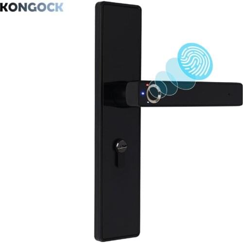 Electronic intelligent fingerprint door lock, wireless anti theft smart door-lock USB rechargeable home security door lock