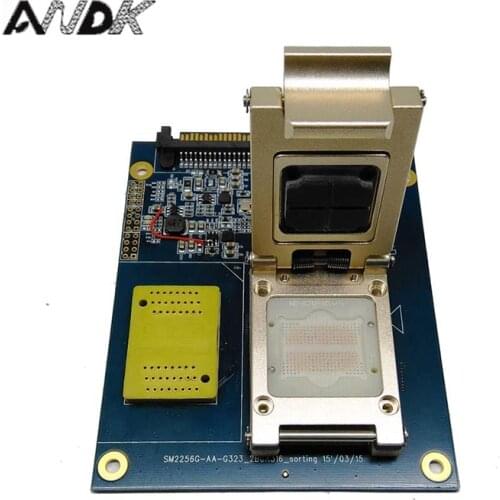 BGA316 TSOP48 to DIP48 test solution SM2256K main controller for test SSD chips and open Card