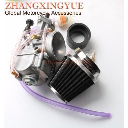 32mm Carburetor & 50mm Air Filter for YAMAHA DT100 DT125 DT175 DT250 OKO PWK KOSO